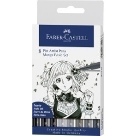 COMPRAR ROTUL.FABER PITT MANGA ESTUCHE DE 8