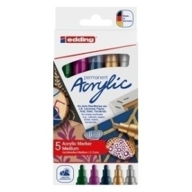 COMPRAR ROTUL.EDDING 5100 ACRYLIC FESTIVOS P/5