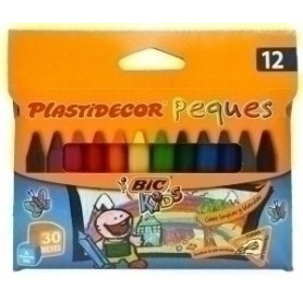 COMPRAR CERAS PLASTIDECOR PEQUES EST. 12 UDS