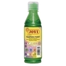 COMPRAR TEMPERA JOVI LIQ.GLITTER 250 ml VERDE