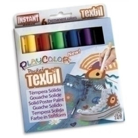 COMPRAR TEMPERA PLAYCOLOR POCKET TEXTIL C/6