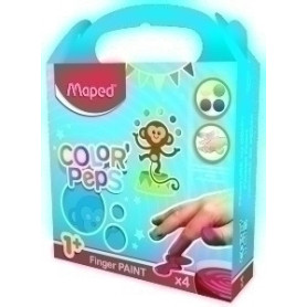 COMPRAR PINTURA DEDOS MAPED CAJA DE 4 SURT.