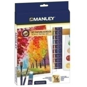 COMPRAR PINTURA ACRIL. MANLEY SET DE 16