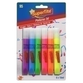 COMPRAR PINTURA 3D SUPERTITE 10ml 6 UNID