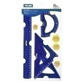 COMPRAR EQUIPO DIBUJO MILAN 30 CMS AZUL