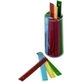 COMPRAR REGLAS FAIBO PLASTICO OPACAS 16cm B/100