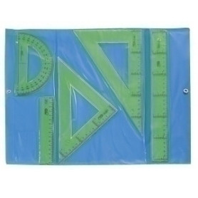 COMPRAR EQUIPO DIBUJO SAFTA VERDE CENTIMETROS