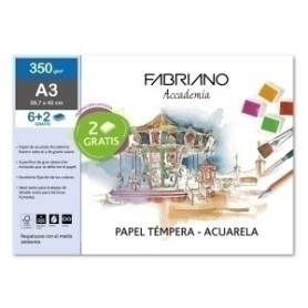 COMPRAR LAMINAS ACUARELA FABRIANO A3+ B/6