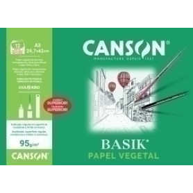 COMPRAR LAMINA G-C VEGETAL BASIK A3 M.PK de 12