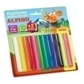 COMPRAR PLASTILINA ALPINO BLISTER 10+2 17GR
