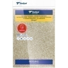 COMPRAR CARTULINA PURPUR.A4 SADIPAL ORO P/3