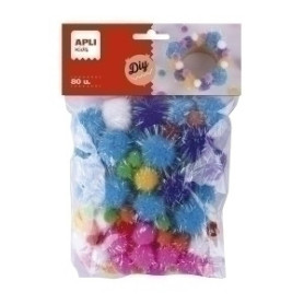 COMPRAR POM POM APLI GLITTER B/80