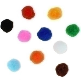 COMPRAR POM POM COLORES 5 cm. PACK 52
