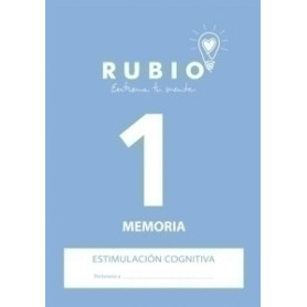 COMPRAR CUADERNO RUBIO A4 ESTIM.COGN.MEMORIA 1