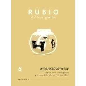 COMPRAR CUADERNO RUBIO A5 OPERAC.y PROBLEMAS  6