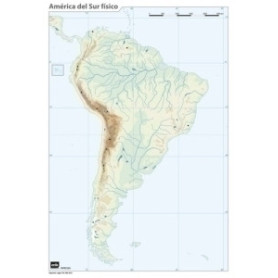 COMPRAR MAPA MUDO ERIK COLOR FISICO AMERICA SUR