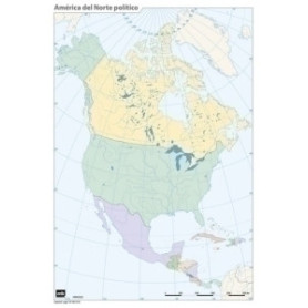 COMPRAR MAPA MUDO ERIK COLOR POLITICO AMERICA NO