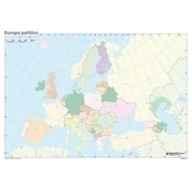 COMPRAR MAPA MUDO ERIK COLOR POLITICO EUROPA