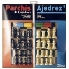 COMPRAR JUEGO PARCHIS AJEDREZ 40 Cmt + ACCESORIO