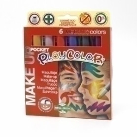 COMPRAR MAQUILL.PLAYCOLOR METALLIC POCKET 6 UD.
