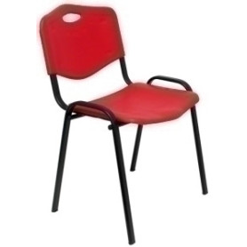 COMPRAR SILLA PIQUERAS ROBLEDO PVC ROJO