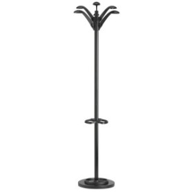 COMPRAR PERCHERO PIE UNILUX FLORA 6 COLG. NEGRO