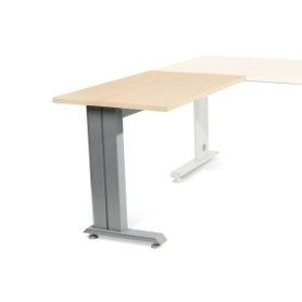 COMPRAR MESA ROCADA METAL ALA 100x60 ALUMINIO/HA