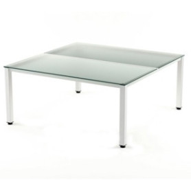 COMPRAR MESA ROCADA EXECUTIVE 180x163 BL/CRISTAL