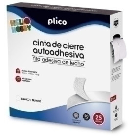 COMPRAR CINTA VELCRO PLICO AUTOADHESIVA 25M BL