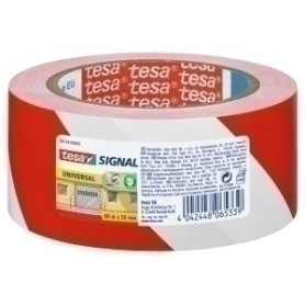 COMPRAR ROLLOS SEGURIDAD 66X50 MM. BICOLOR ROJO