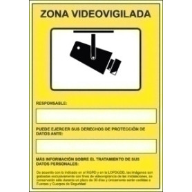 COMPRAR SEÑAL HOMOLOGADA CAMARA DE VIGILANCIA AM