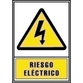 COMPRAR SEÑAL RIESGO ELECTRICO AMARILLO