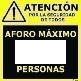 COMPRAR VINILO PARED 25x25 ROTULABLE AFORO MAXIM