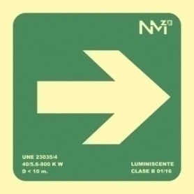 COMPRAR SEÑAL HOMOLOGADA FLECHA DCH VERDE