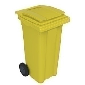 COMPRAR CUBO MULTIUSOS C/RUEDAS 120 L. TAPA AMAR