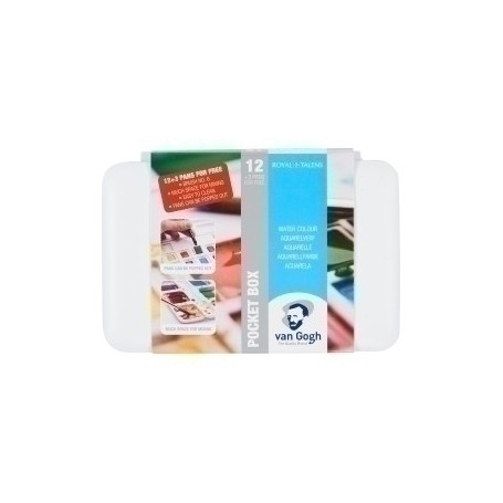 COMPRAR ACUARELA VAN GOGH 1/2 PASTILLA CAJA 12 +