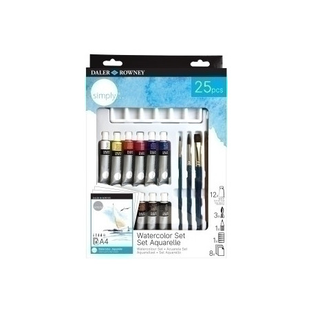 ACUARELAS DALER ROWNEY SIMPLY SET.25 - 13501201/D134500410