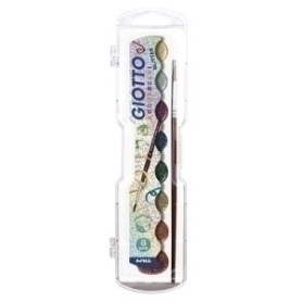 COMPRAR ACUARELAS GIOTTO GLITTER 30 mm ESTUCHE 8