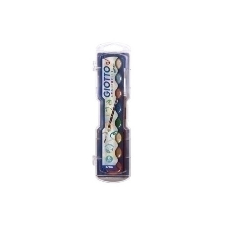 ACUARELAS GIOTTO METAL 30 mm ESTUCHE 8 - 13501029/F331100
