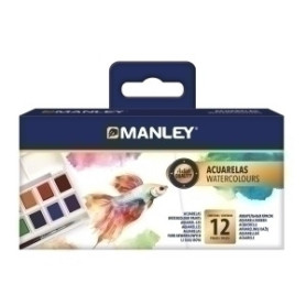COMPRAR ACUARELAS MANLEY SET de 12