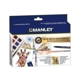 COMPRAR ACUARELAS MANLEY SKETCH SET de 18