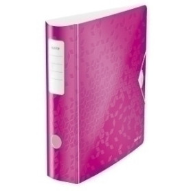 COMPRAR ARCHIVADOR LEITZ WOW A4 180º 80mm FUCSIA