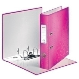 COMPRAR ARCHIVADOR LEITZ WOW A4 180º 50mm FUCSIA