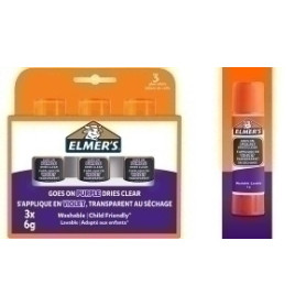COMPRAR BARRA PEGAMENTO ELMER´S 6g MORADO B/3