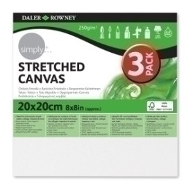 COMPRAR BASTIDOR LIENZO D.ROWNEY 20x20 cm P/3