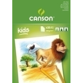 COMPRAR BLOC DIBUJO CANSON KIDS ENCOL. A5 90g