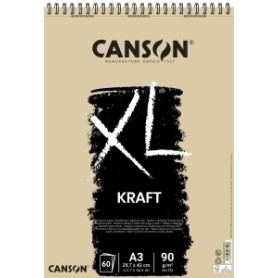 COMPRAR BLOC DIBUJO CANSON XL KRAFT C/ESP. A3 90