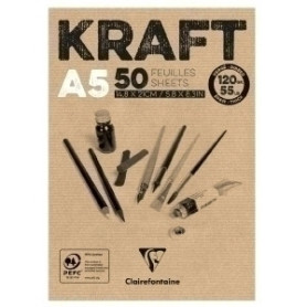 COMPRAR BLOC DIBUJO CLAIR. KRAFT ENCOL. A5 120g