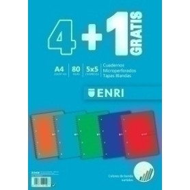 COMPRAR BLOC ENRI BLANDA A4 80h CD.5 PK.4+1
