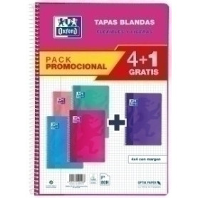 COMPRAR BLOC OXF.SCH.BLANDA Fº 80h CD.4 PK 4+1
